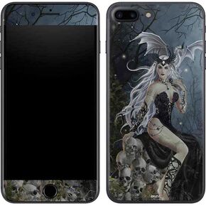 Skinit Decal Phone Skin Compatible with iPhone 8 Plus - Originally Designed Gothic Queen with Silver Dragon by Nene Thomas Design
