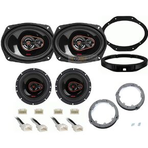 Bundle Comes with Cerwin Vega Front Rear Door Speaker and adapters Plate for F-150 2015-2023