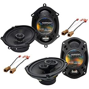 Harmony Audio R68 R69 OEM Factory Speaker Replacement Upgrade Package Compatible with Nissan Altima 1993 1994 1995 1996 1997