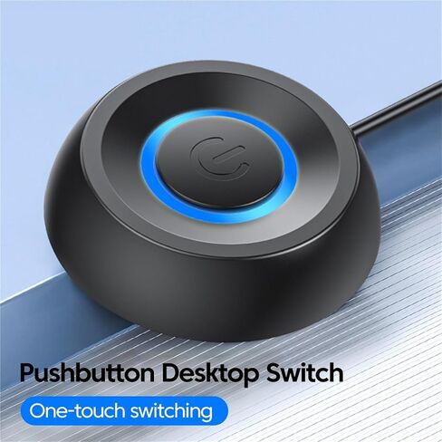 1.8m Pushbutton Desktop Computer Switch PC Motherboard External Start Power On/Off Button Extension Cable Round Startup Switch(White) in Saudi Arabia