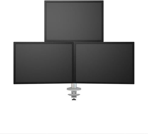 M2037 سطح المكتب حامل الشاشة الثلاثي دعم الألومنيوم كامل الحركة تحميل ذراع الذراع in Kuwait