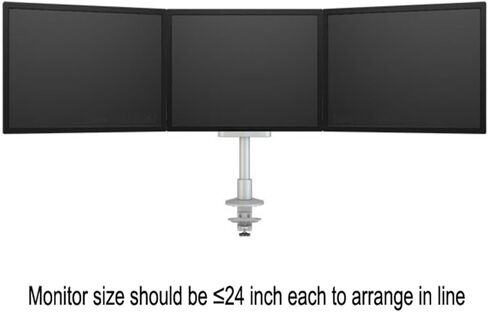 M2037 سطح المكتب حامل الشاشة الثلاثي دعم الألومنيوم كامل الحركة تحميل ذراع الذراع in Kuwait