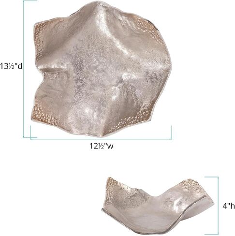 Howard Elliott 51002 Hammered Bowl, Small, Champagne Silver in Saudi Arabia