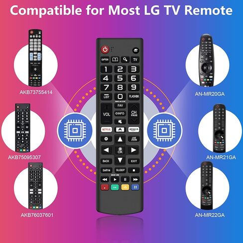 بديل ZYK لجهاز التحكم عن بعد للتلفزيون الذكي LG مع المؤشر ووظيفة الصوت MR22GA لجهاز التحكم عن بعد LG Magic AKB76039902 عن بعد الصوتي لمعظم أجهزة التلفاز الذكية LG بما في ذلك سلسلة UHD OLED QNED NanoCell 4K 8K in Kuwait