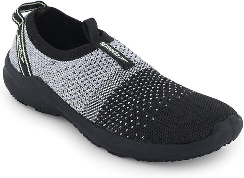 Speedo Water Shoe Surfknit Pro Kids, Turkish Sea/Flare Pink, 1 US Unisex Big in Saudi Arabia