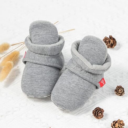 ISINSER Baby Boys Girls Cotton Booties Cozy Fleece Winter Warm Socks Newborn House Slipper Infant Crib in Saudi Arabia