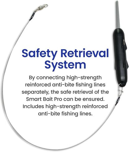 KANAMA Smart Bait Pro – 300M Waterproof Bite Fishing Lure, Auto Swimming & Dead Fish Revival Bionic Lure, Rechargeable Electric Fishing Gear for Freshwater & Saltwater in Saudi Arabia