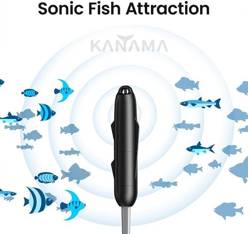 KANAMA Smart Bait Pro – 300M Waterproof Bite Fishing Lure, Auto Swimming & Dead Fish Revival Bionic Lure, Rechargeable Electric Fishing Gear for Freshwater & Saltwater in Saudi Arabia