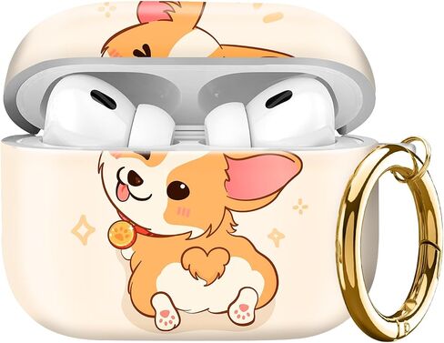 متوافق مع Airpod Pro Case 2nd/1st Gen (2023/2022/2019) ، غطاء وقائي مقاوم للصدمات مع سلسلة مفاتيح للنساء ، حالة شحن لطيفة لـ Airpod Pro 2/1 (القمر السماوي والشمس) in Saudi Arabia