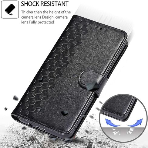 تم تصميم Women Folio Folio مع محفظة Folio Folio مع iPhone 16 Pro Max Cover مع حاملي بطاقة ائتمان من جلد PU Slots Slots Wrist Strap For For iPhone 16 Pro Max 6.9 Inch (Blue Butterfly) in Kuwait