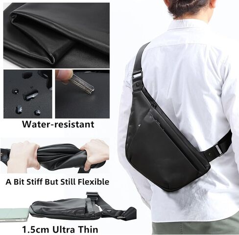 Men's Vintage Leather Messenger Satchel Pack Dling Casual Outdoor School Travel Case Multi-purpose USB Charging Port Shoulder Crossbody Bag - - 8.3(L) x 3.9(W) x 12.2(H) in Kuwait