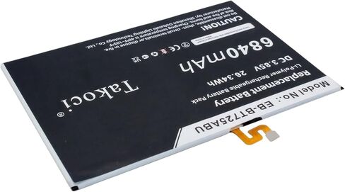 بطارية بديلة 6800 مللي أمبير في الساعة ل Samsungsm-T725U SM-T725V SM-T860 SM-T865 SM-T866N SM-T867U SM-T867V TAB S6 LITE in Saudi Arabia