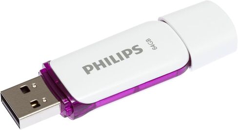 Philips 16GB Flash Drive ، Snow Edition USB 2.0 - White/Blue - 3 pack in Kuwait
