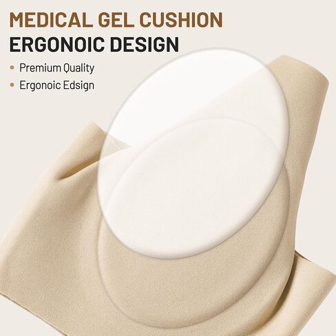 Bunion Corrector Relief Sleeve,Toe Socks for Hallux Valgus,Anti Slip Gel Cushion Pads,Big Toe Alignment Relief,Bunion pain for Men & Women. (MIDDLE:MEN 5-7/WOMEN 7.5-9, BLACK) in Kuwait