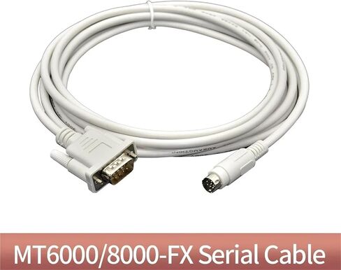 Suitable MT6000 SeriesToch Screen Connect to FX Series PLC Programming Cable MT6000-FX MT8000-FX(White Color) in Saudi Arabia