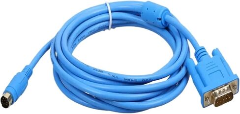 Suitable MT6000 SeriesToch Screen Connect to FX Series PLC Programming Cable MT6000-FX MT8000-FX(White Color) in Saudi Arabia
