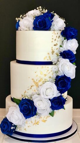 Decpro 12 قطعة من الورود الاصطناعية ذات جذع طويل وزهرة الحرير المزيفة لتزيين المنزل وحفلات الزفاف (وردي فاتح) in Kuwait