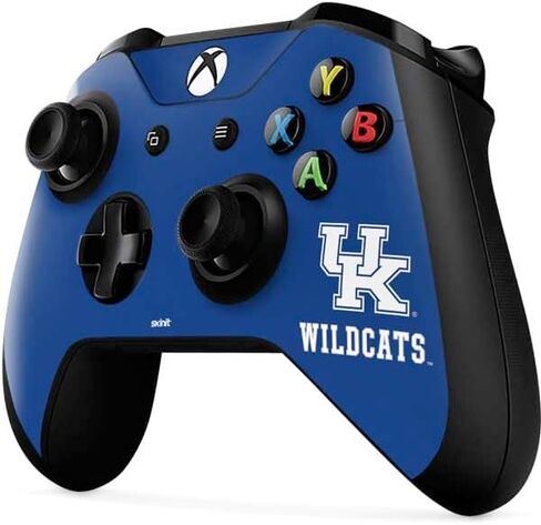 Skinit Skinit Gaming Gaming Skin متوافق مع جهاز التحكم Xbox One X - تصميم جامعة كنتاكي بلو جيرسي رسميًا in Kuwait