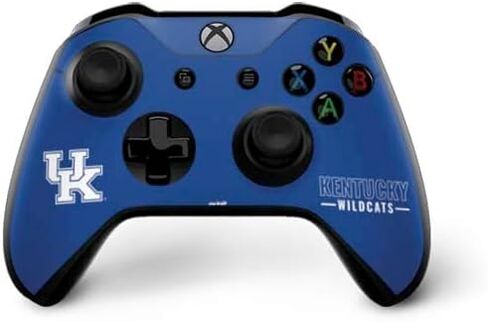 Skinit Skinit Gaming Gaming Skin متوافق مع جهاز التحكم Xbox One X - تصميم جامعة كنتاكي بلو جيرسي رسميًا in Kuwait