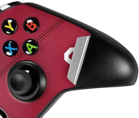 Skinit Decal Gaming Skin Compatible with Xbox One X Controller - Officially Licensed University of Oklahoma Red Jersey Design in Saudi Arabia