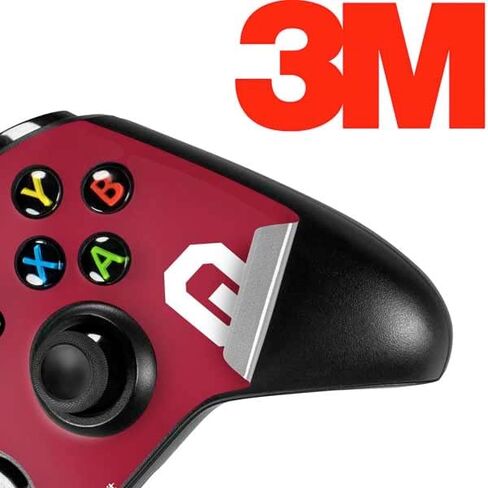 Skinit Decal Gaming Skin Compatible with Xbox One X Controller - Officially Licensed University of Oklahoma Red Jersey Design in Saudi Arabia
