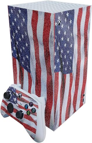 ألعاب الكربون ألعاب الجلد متوافقة مع Microsoft Xbox Series X Digital Edition Bundle - Violet Stars - Premium 3M Vinyl Protction Wrap Cover | مصنوع في الولايات المتحدة الأمريكية من قبل Mayyskins in Saudi Arabia