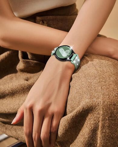 3 Pack Stretchy Bands Compatible with Samsung Galaxy Watch 7 6 5 4 Fe Band 40mm 44mm/Watch 6 4 Classic 47mm 46mm 43mm 42mm/Active 2,20mm Elastic Nylon Glitter Strap for Galaxy Watch 7 Band Women in Saudi Arabia