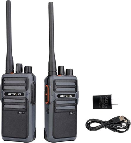 Retevis RB17P GMRS Handheld Radio,30 CH Long Range Walkie Talkie for Adults,SOS Siren,NOAA Weather Receiver Scan,2200mAh Rechargeable Two Way Radios for Off Road Camping Hiking (2 Pack) in Saudi Arabia