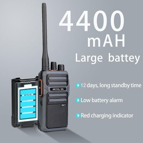 Retevis RB17P GMRS Handheld Radio,30 CH Long Range Walkie Talkie for Adults,SOS Siren,NOAA Weather Receiver Scan,2200mAh Rechargeable Two Way Radios for Off Road Camping Hiking (2 Pack) in Saudi Arabia