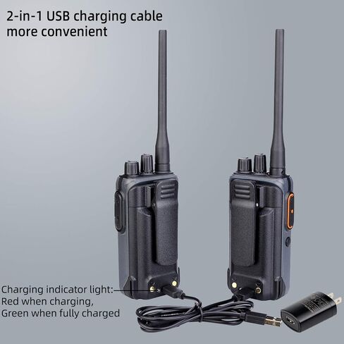 Retevis RB17P GMRS Handheld Radio,30 CH Long Range Walkie Talkie for Adults,SOS Siren,NOAA Weather Receiver Scan,2200mAh Rechargeable Two Way Radios for Off Road Camping Hiking (2 Pack) in Saudi Arabia
