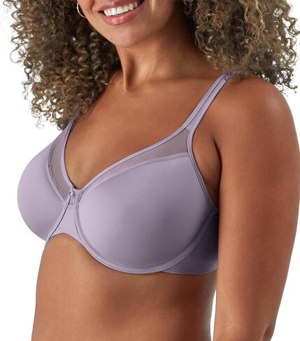Bali Women's Underwire, One Smooth U Ultra Light T-Shirt, Convertible Bra, Wisteria Blue in Saudi Arabia