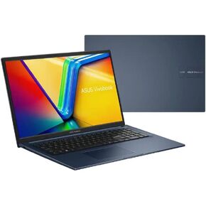 ASUS Vivobook 17.3" FHD Laptop, Intel Core i3-1215U, 8GB Memory, 512GB SSD, Quiet Blue, Windows 11 Home in S Mode, X1704ZA-I38512