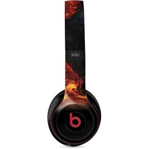 Skinit Decal Audio Skin Compatible with Beats Solo 2 Wireless - Originally Designed Fire Stalker Wolf Design