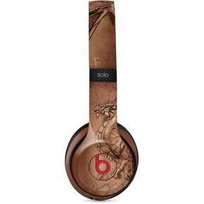Skinit Decal Audio Skin Compatible with Beats Solo 2 Wireless - Originally Designed Dragon Parchment Design