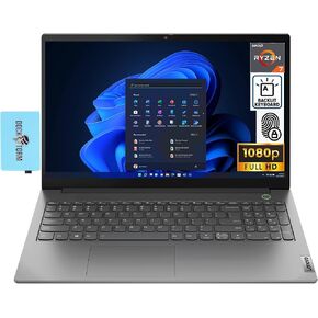 Lenovo Thinkbook 15 G4 Business Laptop 15.6 "عرض IPS FHD (8-Core AMD Ryzen 7 5825U ، RAM 24GB ، 1TB PCIE SSD ، Lacklit KYB ، FP Reader ، WiFi 6 ، BT 5.2 ، SDXC Reader ، HD WebCAM ، Win 11 Pro) W/DKZ Hub