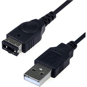 1PC Black USB Chaging Advance Line Cord Chager Cable for/SP/GBA/Gameboy/Nin endo/DS