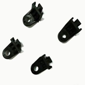 4Pcs Legs L Bracket Tabs Feet Plastic Clips Electric Radiator Fan Mounting Kit