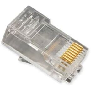 ICC ICC-ICMP8P8SRD Plug 8P8C Oval Entry Solid 100PK