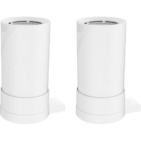 Compatible with TP Link Deco BE65 / BE85 / BE95 Mesh System WiFi 7 System - Simple and Robust Wall Mount Stand Bracket TP Link Deco BE65 / BE85 / BE95 Holder with Cable Management (White, 2 Pieces)