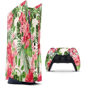 Dreamy Subtle Floral V1 - Full-Body Cover Wrap Decal Skin-Kit Compatible with The Sony Playstation 3 Console Super Slim