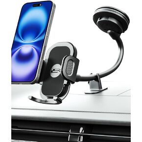 Bracketron Car Phone Holder, TripGrip Phone Mount for Car Dashboard & Air Vent, 360 Rotation One-Hand Release Car Cell Phone Holder for iPhone, Samsung, Androids.