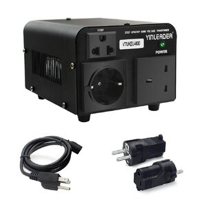 US To EU Travel Adapter ، Yinleader 800W Eu Eu Office Converter (220V to 110V ، 110V to 220V)
