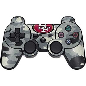 Skinit Decal Gaming Skin Compatible with PS3 Dual Shock Wireless Controller - Officially Licensed NFL San Francisco 49ers Camo Design