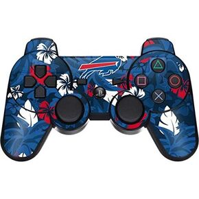 Skinit Decal Gaming Skin Compatible with PS3 Dual Shock Wireless Controller - Officially Licensed NFL Buffalo Bills Tropical Print Design