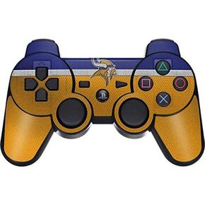 Skinit Decal Gaming Skin Compatible with PS3 Dual Shock Wireless Controller - Officially Licensed NFL Minnesota Vikings Vintage Design