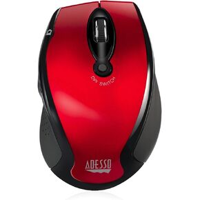 iMouse M20R – Wireless Ergonomic Optical Mouse, Red
