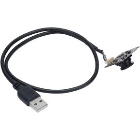 Camera Module USB Webcam - 0.3MP Clear Image Quality, 50° Field of View, Wide Compatibility for Advertising Machines and Applications