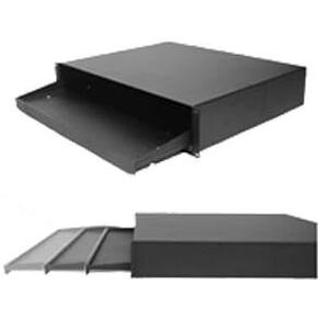 Penn Elcom R1292-KBT 2U Sliding Keyboard Tray Enclosed Black Steel Rackmount (Equipment Rack, IT, Home Theatre)