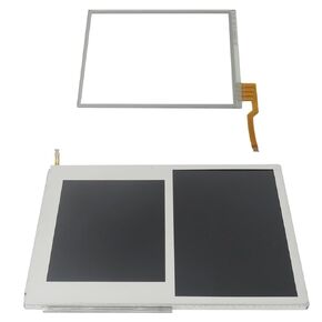 Huoptl New Replacement LCD Screen Display Top + Bottom For Nintendo 2DS, with Touch Digitizer