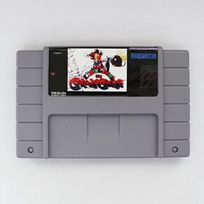 Royal Retro Kid Klown in Crazy Chase 16 bit Big Gray Game Card For NTSC Game Player